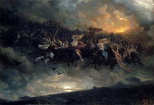 The Wild Hunt of Odin, Peter Nicolai Arbo, 1872